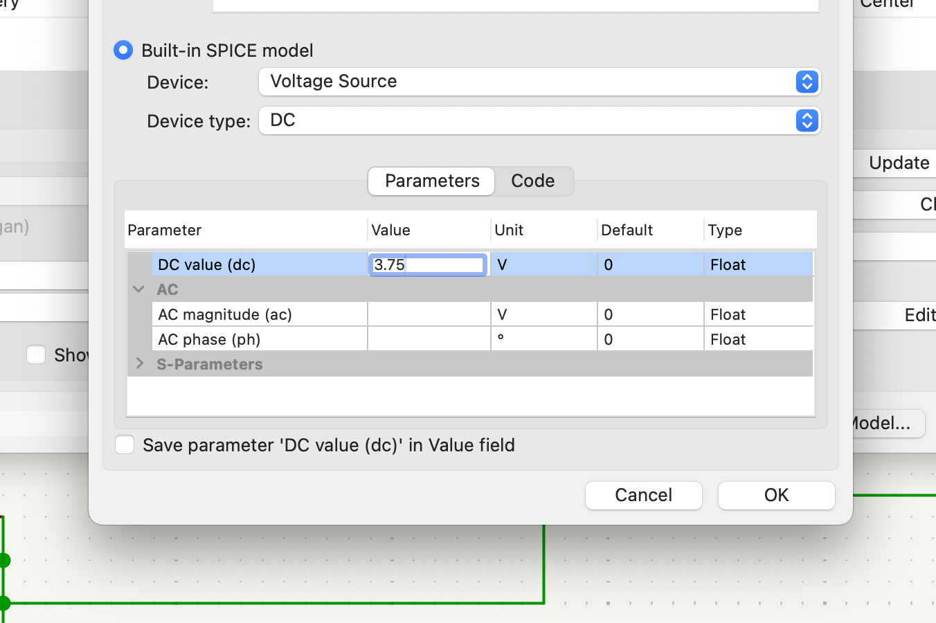 Electronics design screenshot